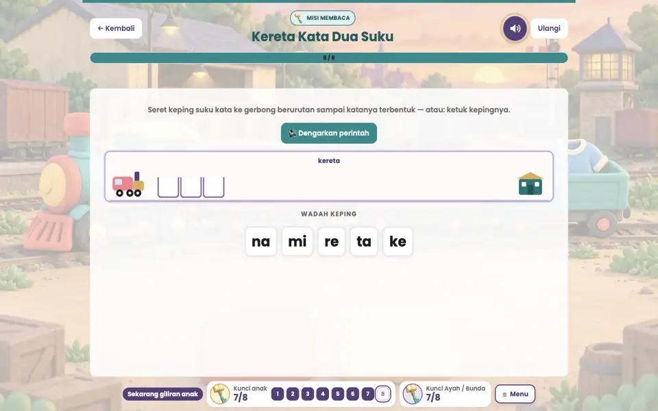 Screenshot anak level 8