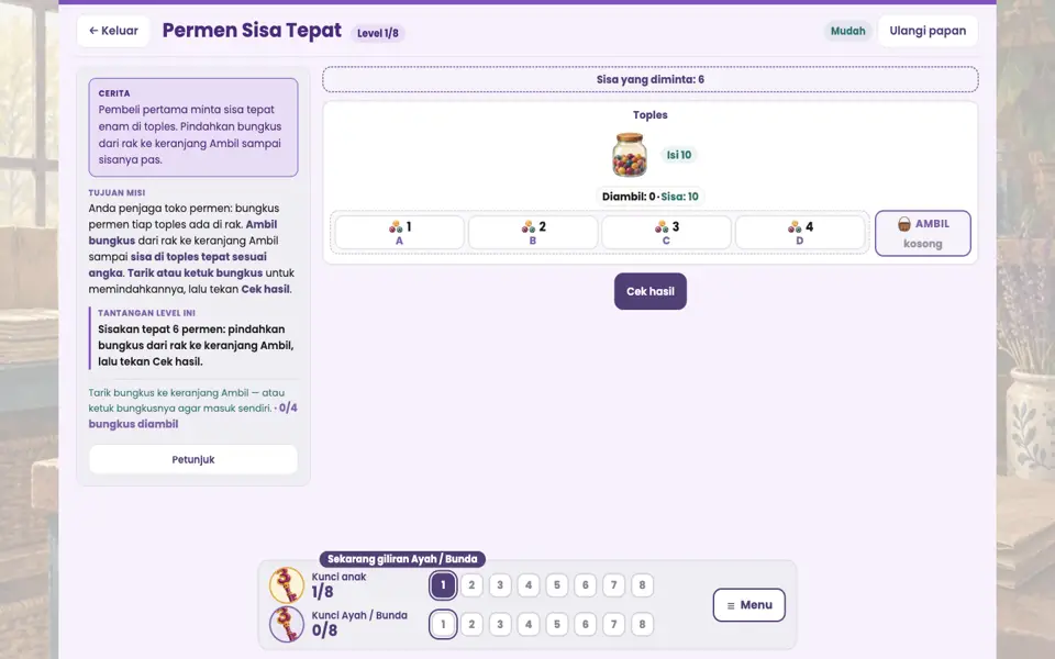 Screenshot ortu level 1