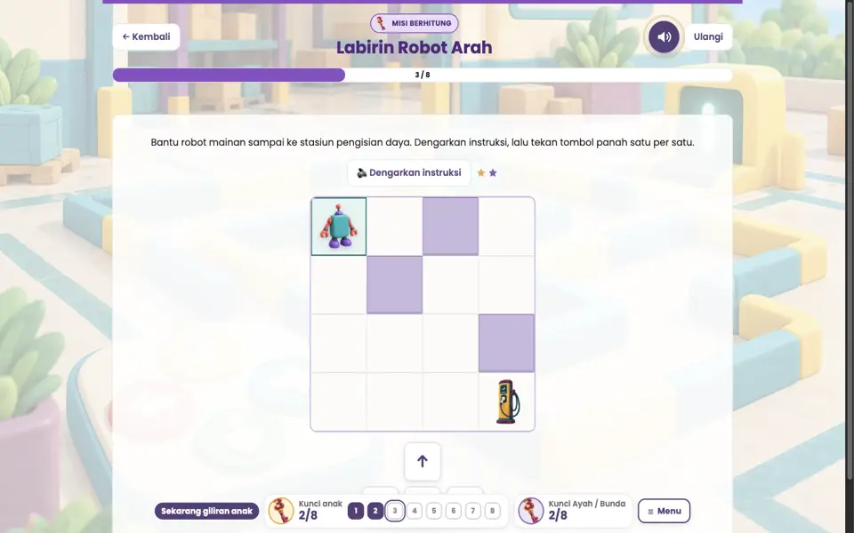 Screenshot anak level 3