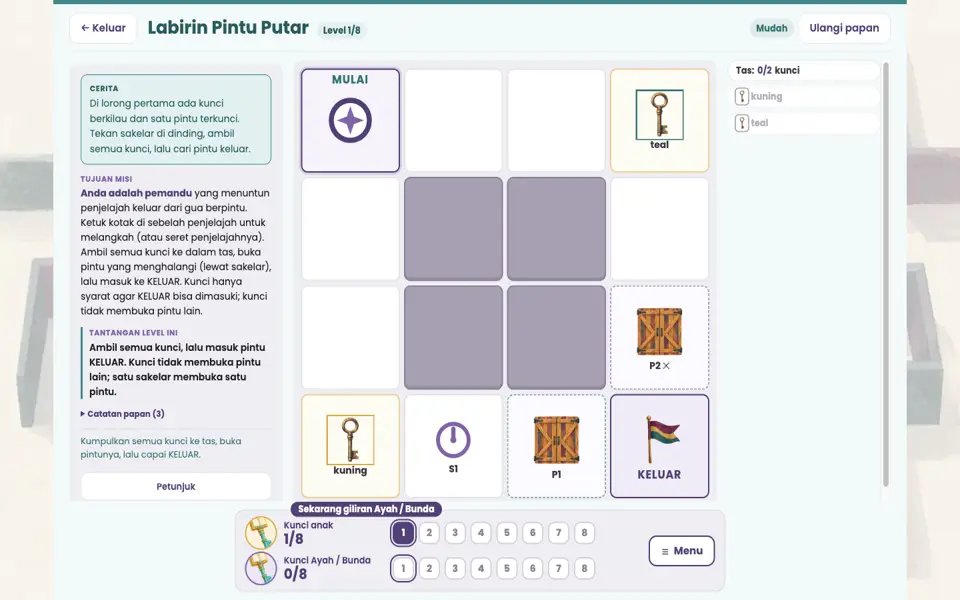 Screenshot ortu level 1