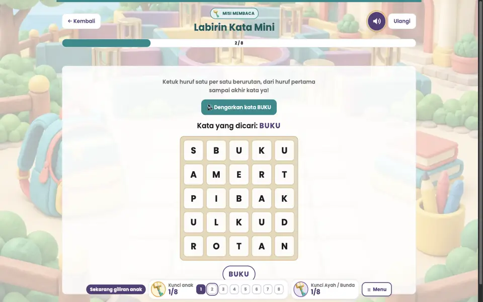 Screenshot anak level 2