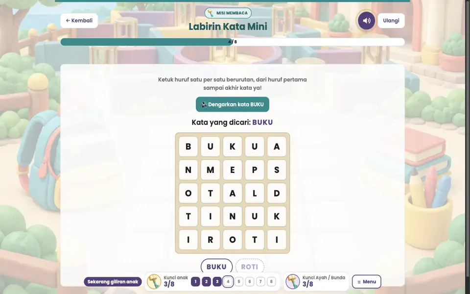 Screenshot anak level 4