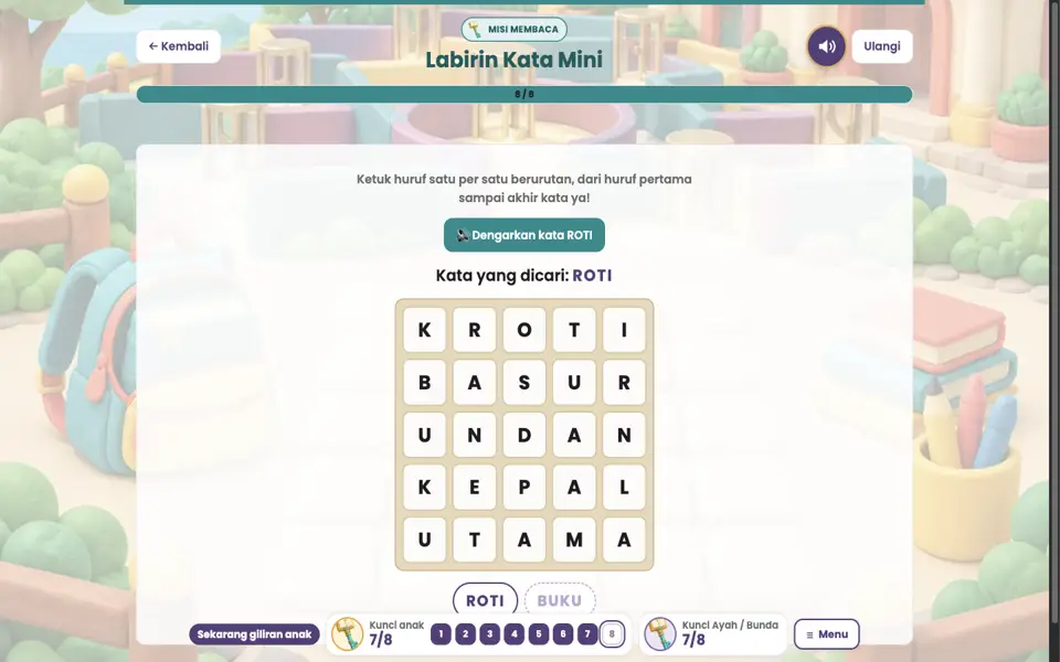 Screenshot anak level 8