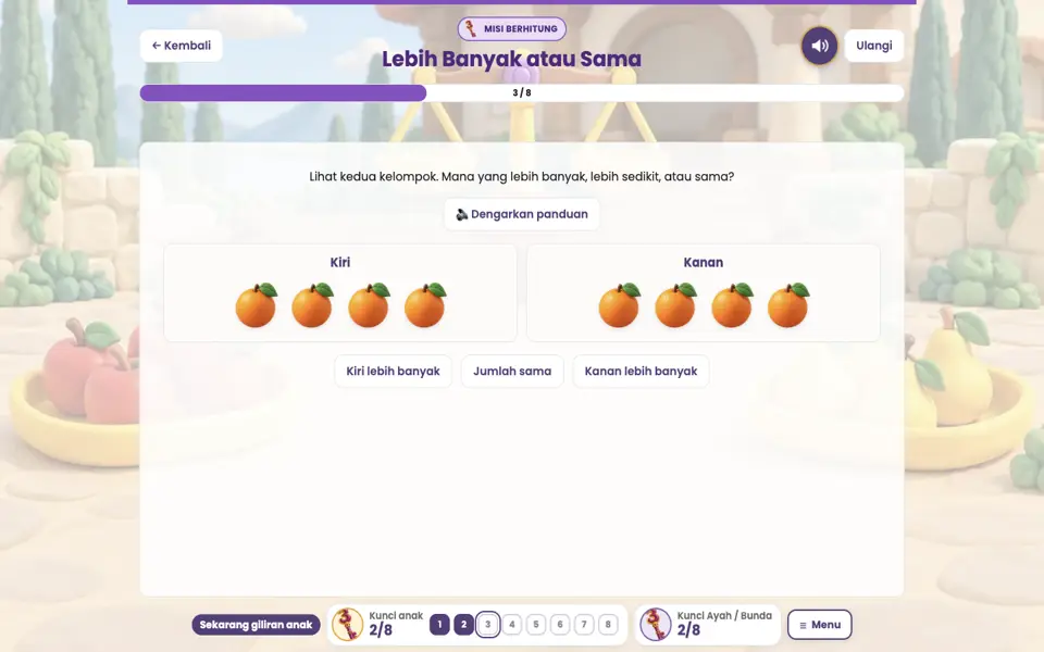 Screenshot anak level 3