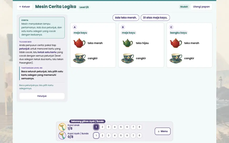 Screenshot ortu level 1