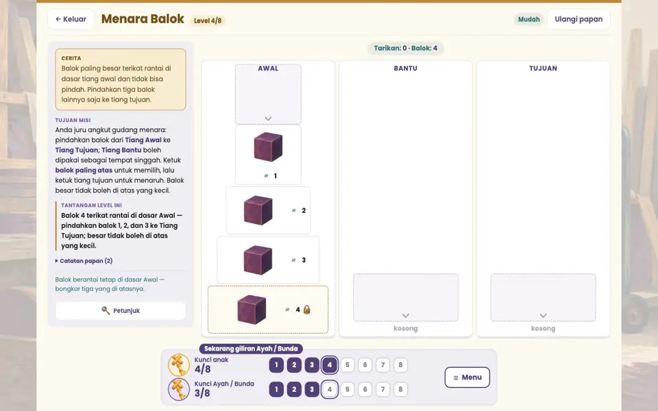 Screenshot ortu level 4