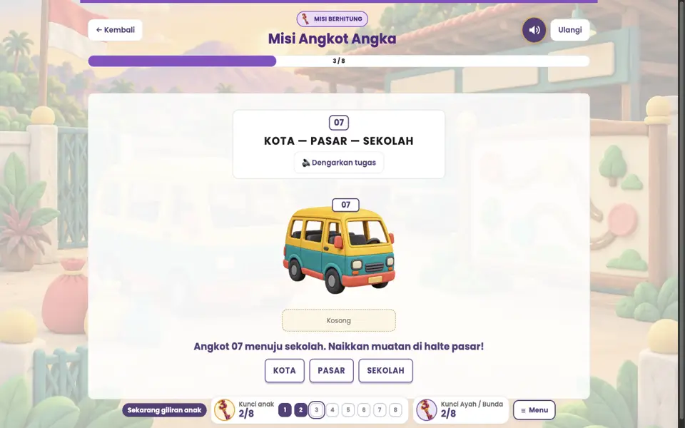 Screenshot anak level 3