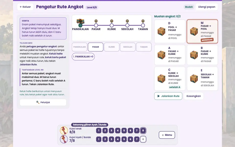 Screenshot ortu level 8