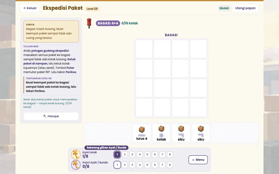 Screenshot ortu level 1