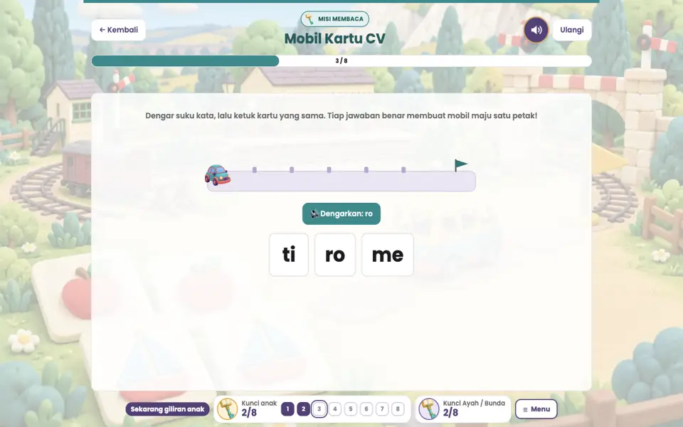 Screenshot anak level 3