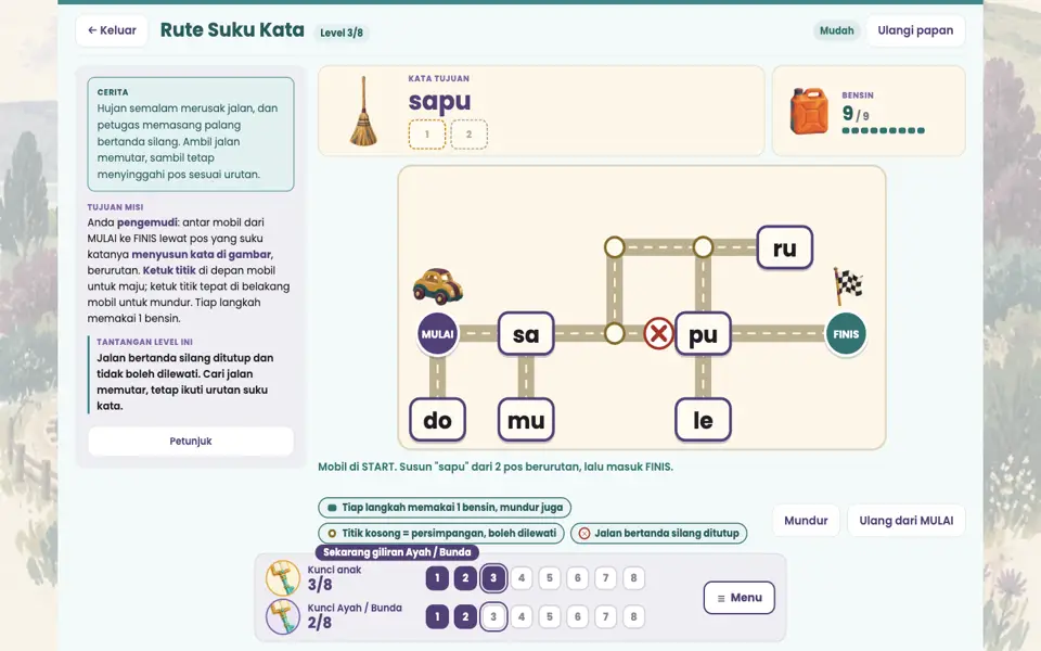 Screenshot ortu level 3