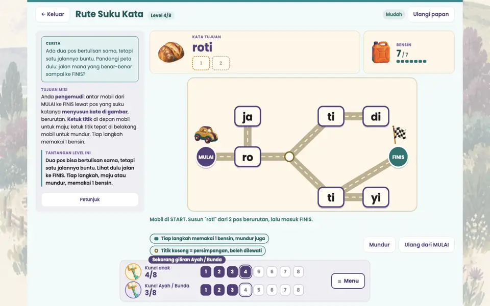 Screenshot ortu level 4