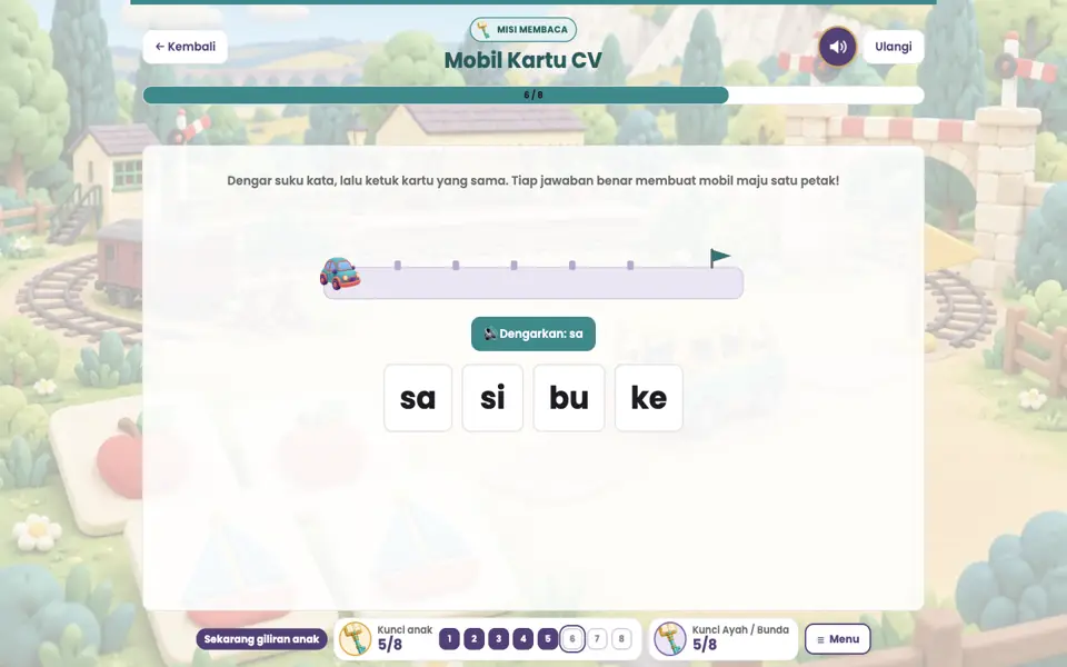 Screenshot anak level 6