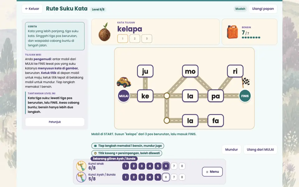 Screenshot ortu level 6
