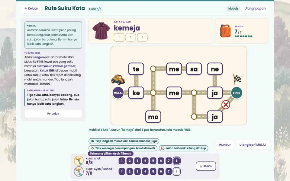 Screenshot ortu level 8