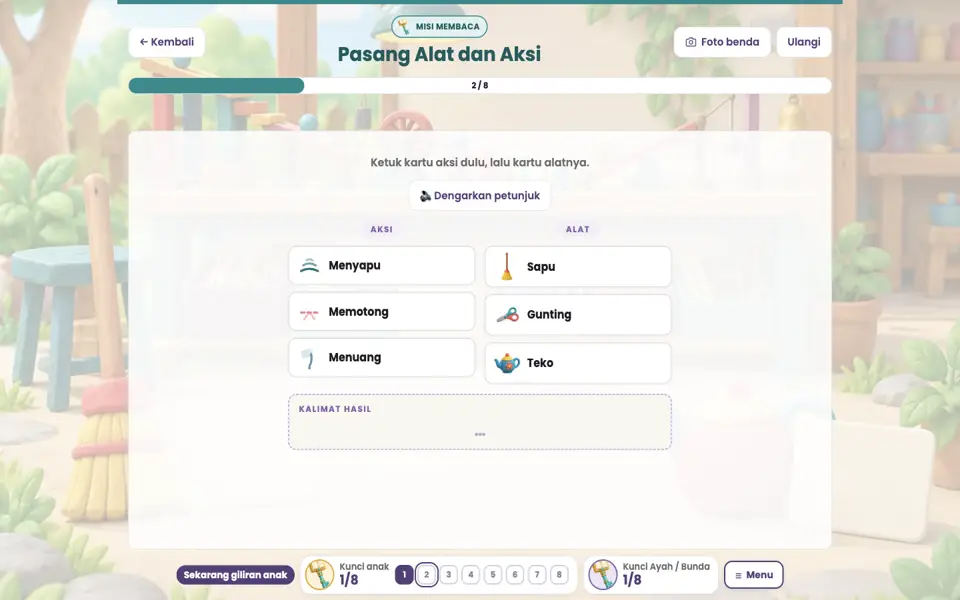 Screenshot anak level 2