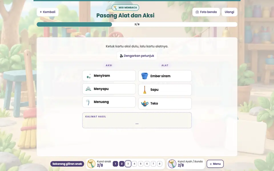 Screenshot anak level 3