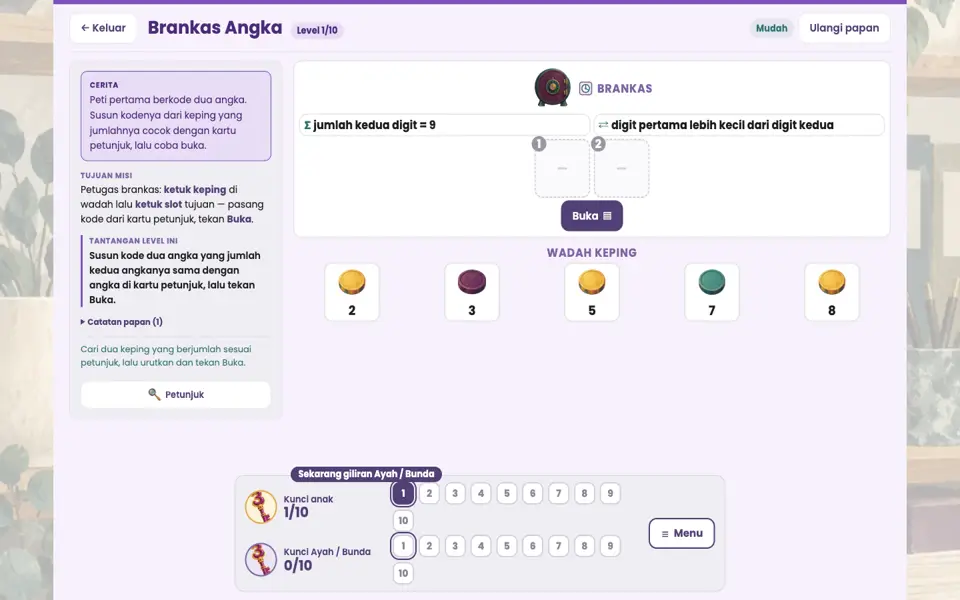 Screenshot ortu level 1