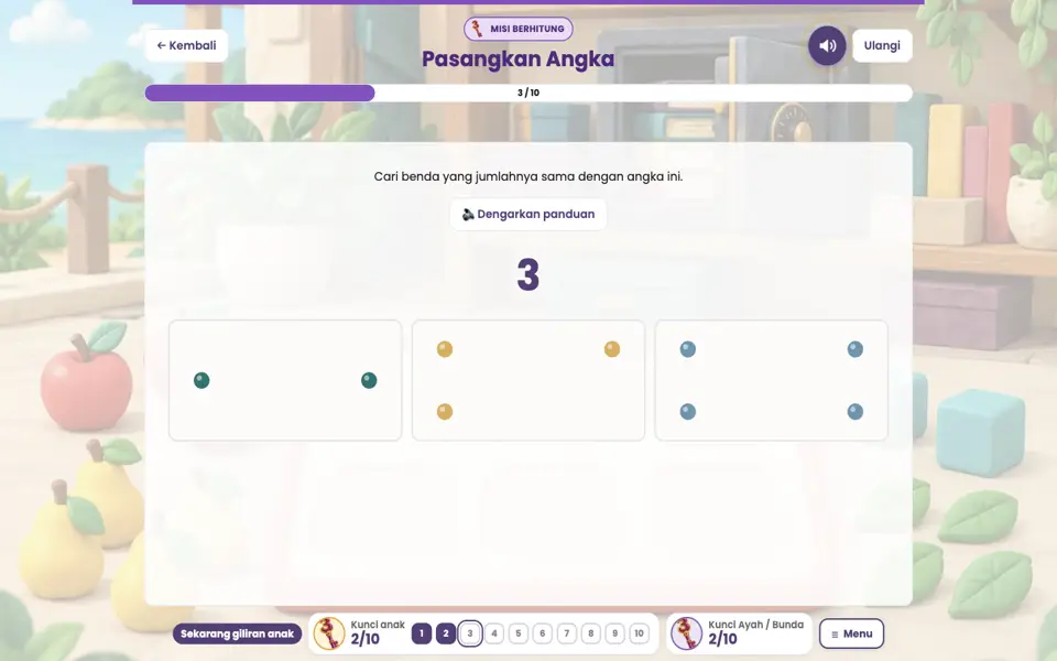 Screenshot anak level 3