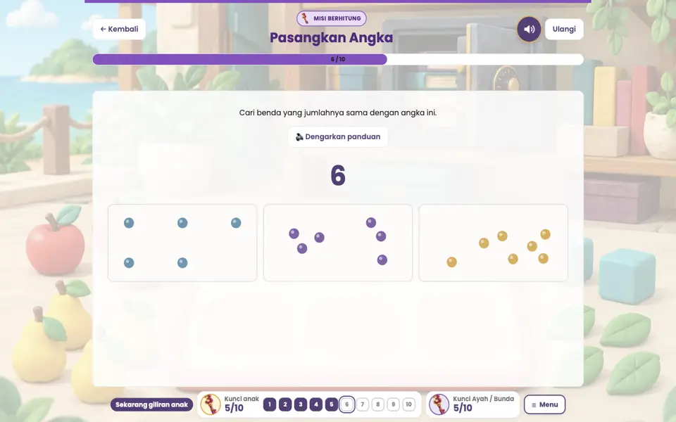 Screenshot anak level 6