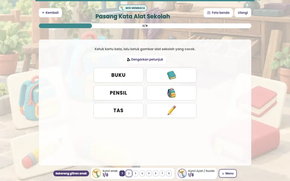 Screenshot anak level 2