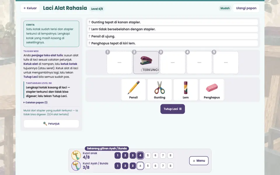 Screenshot ortu level 4