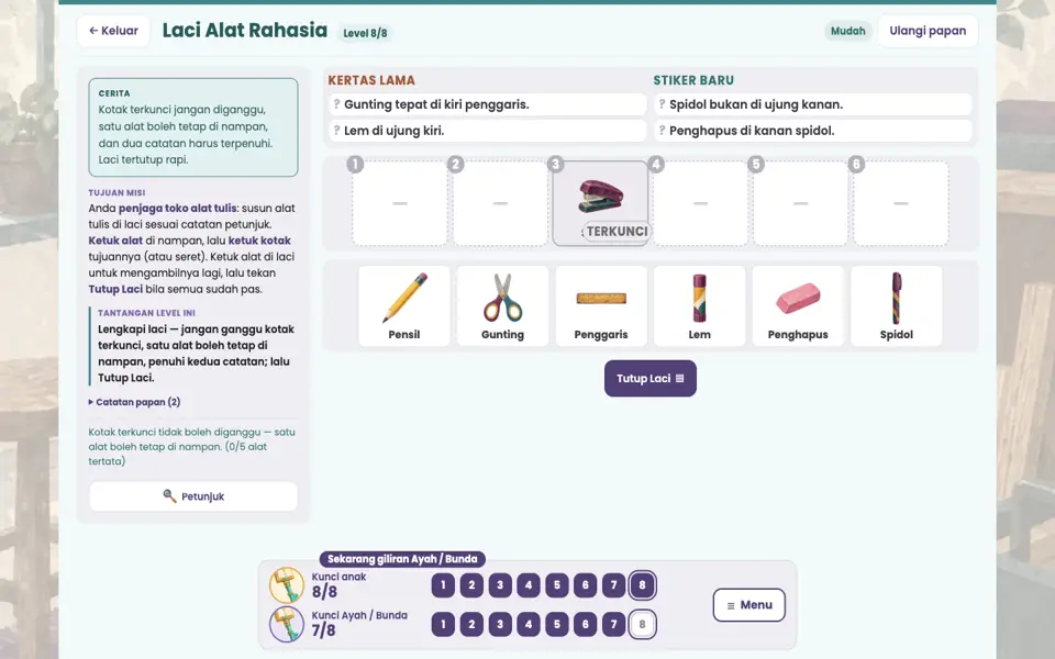 Screenshot ortu level 8