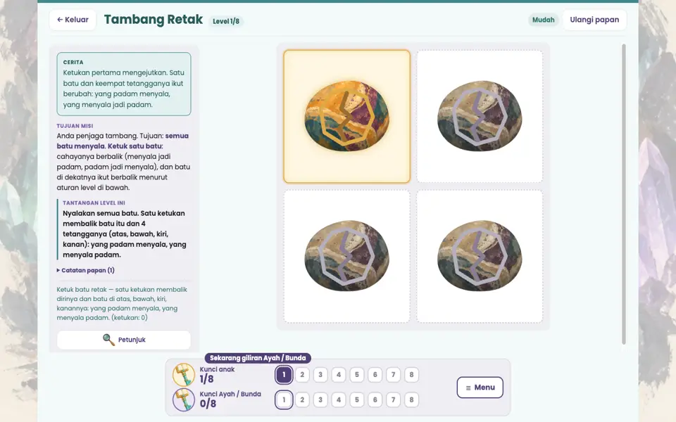Screenshot ortu level 1