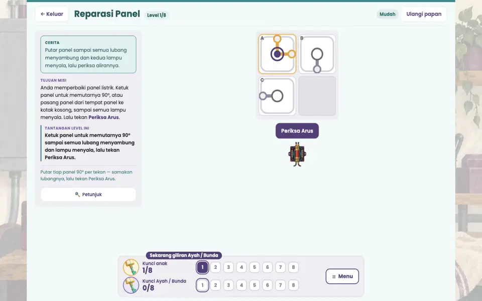 Screenshot ortu level 1