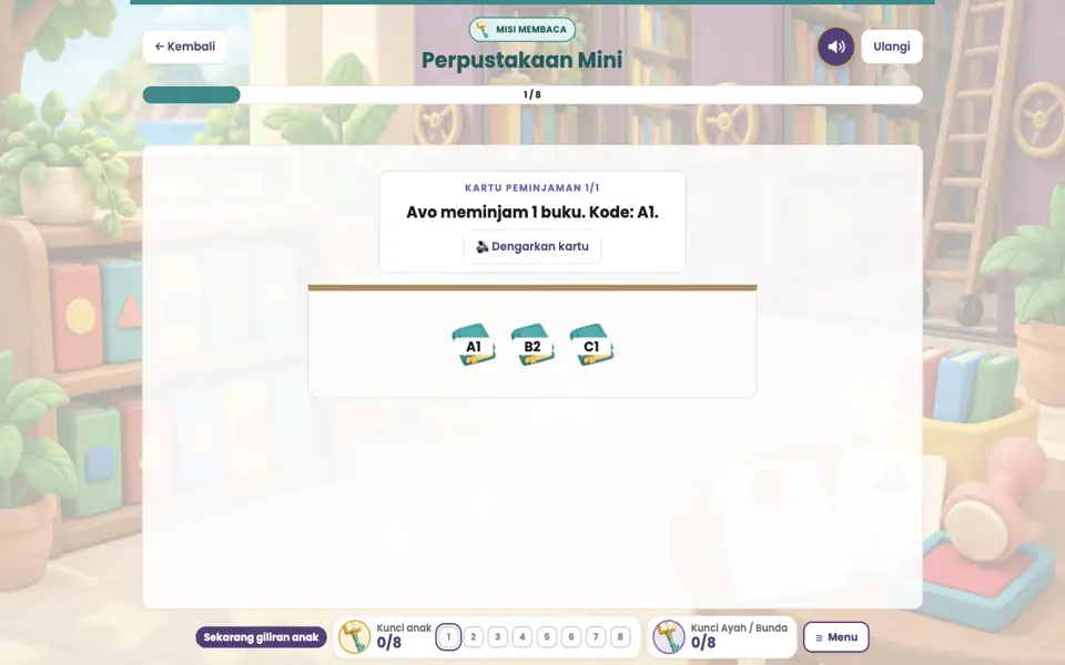 Screenshot anak level 1