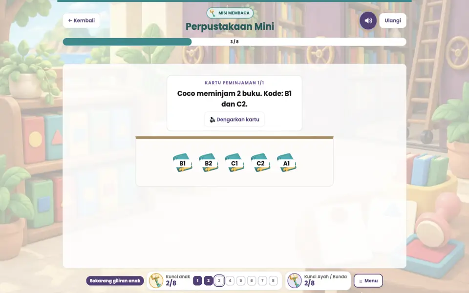 Screenshot anak level 3