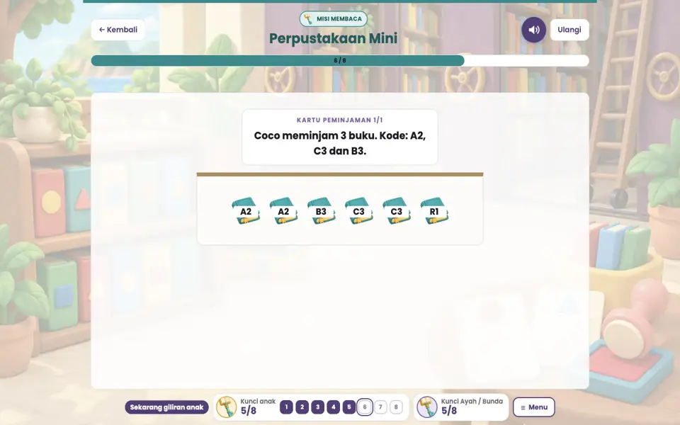 Screenshot anak level 6
