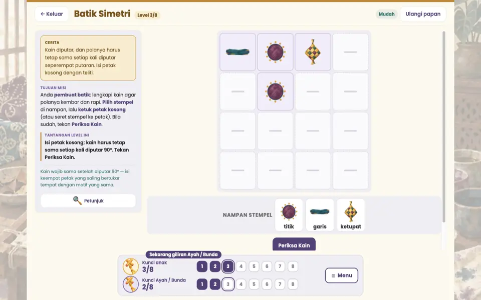 Screenshot ortu level 3