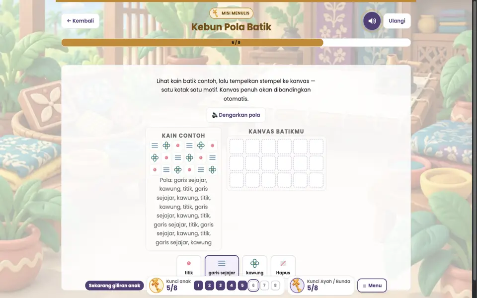 Screenshot anak level 6