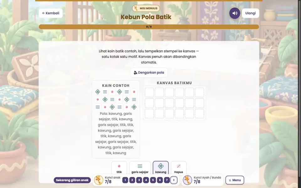 Screenshot anak level 8