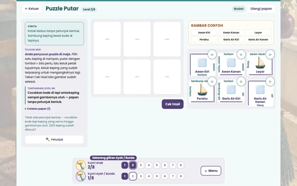 Screenshot ortu level 2