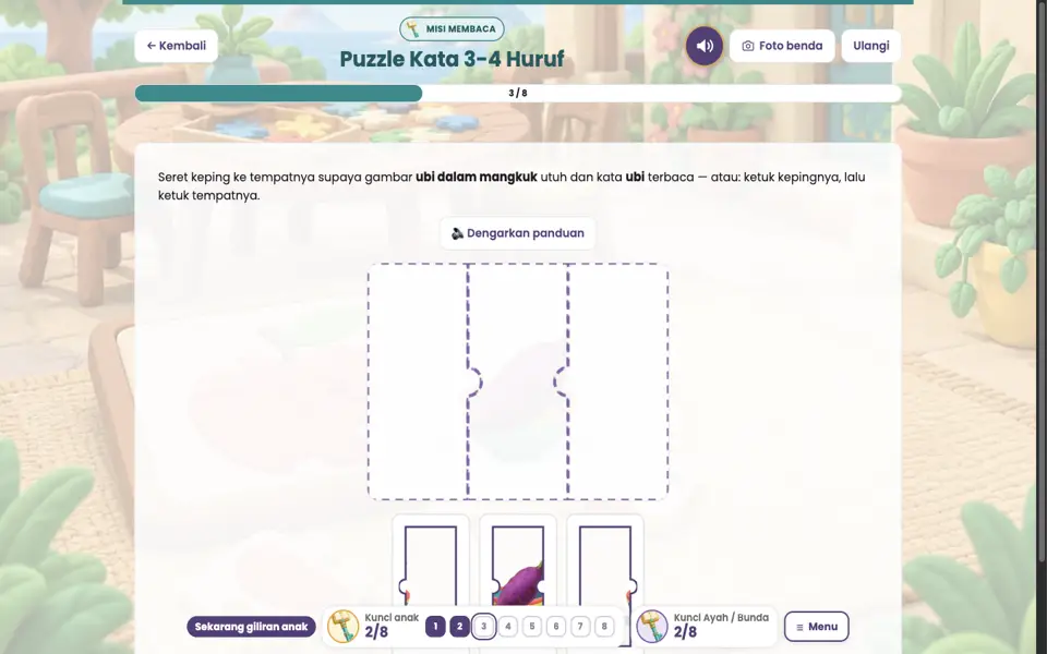 Screenshot anak level 3
