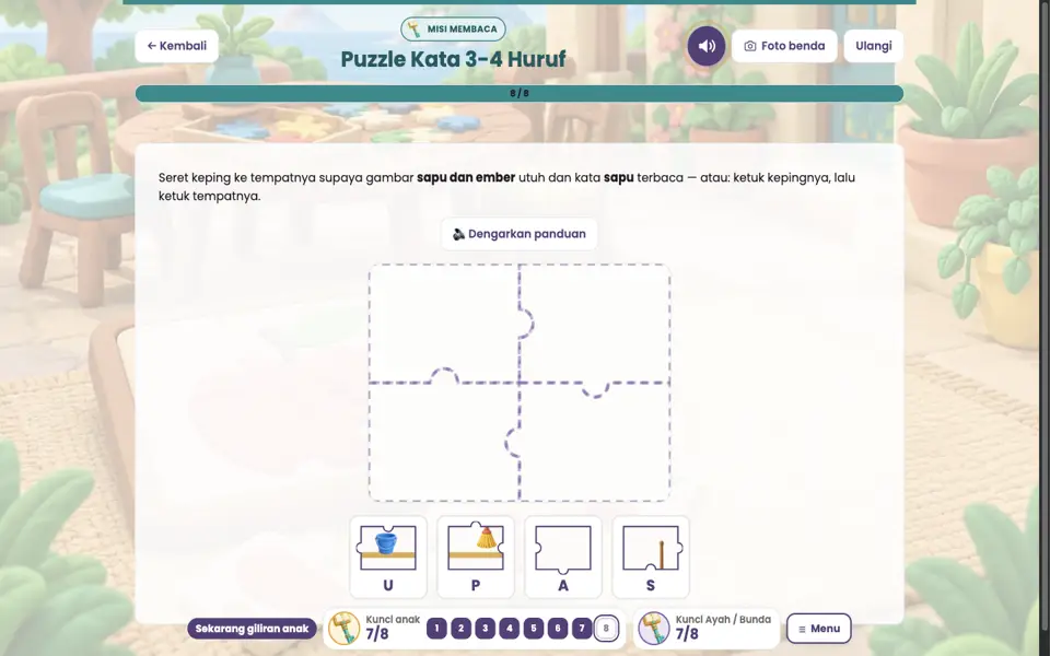 Screenshot anak level 8