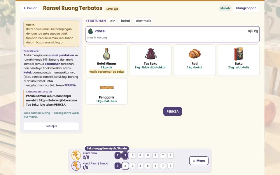 Screenshot ortu level 2
