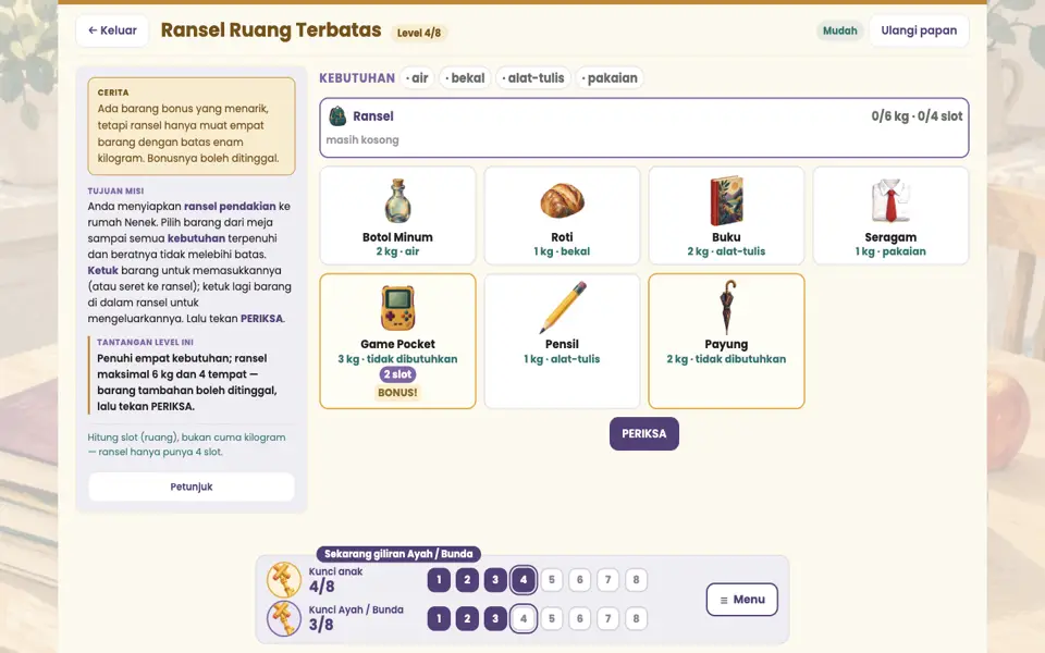 Screenshot ortu level 4