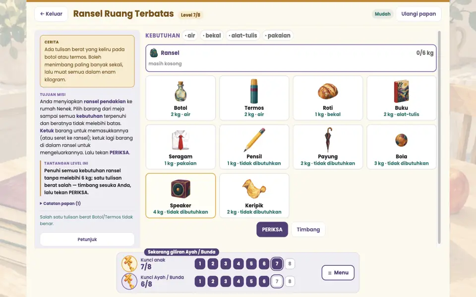 Screenshot ortu level 7