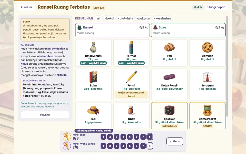 Screenshot ortu level 8
