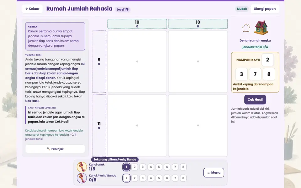 Screenshot ortu level 1