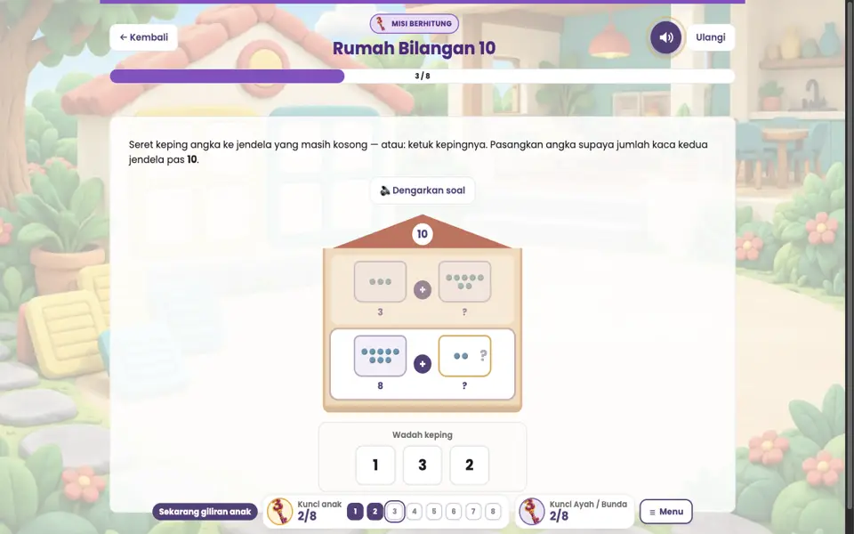 Screenshot anak level 3