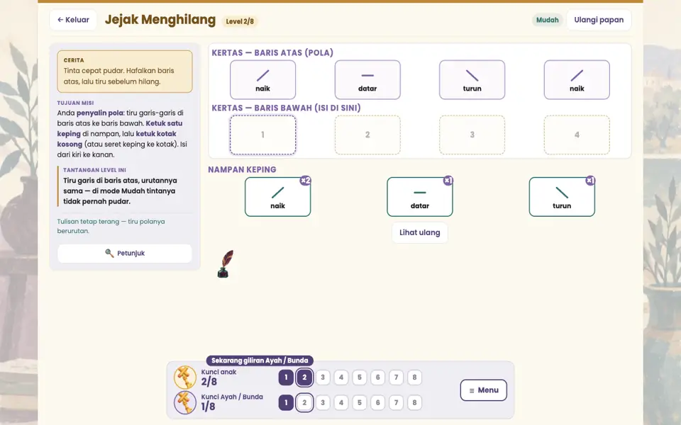 Screenshot ortu level 2