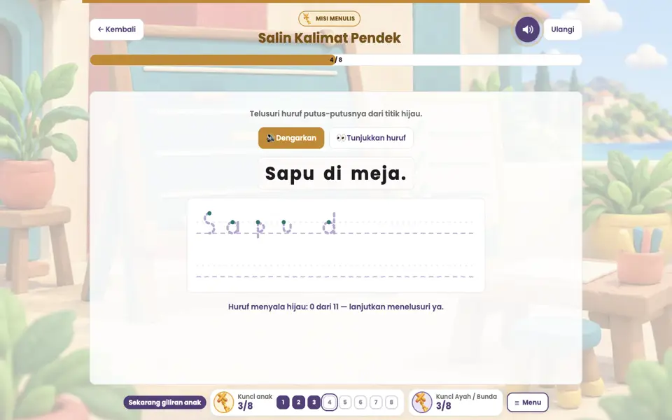 Screenshot anak level 4