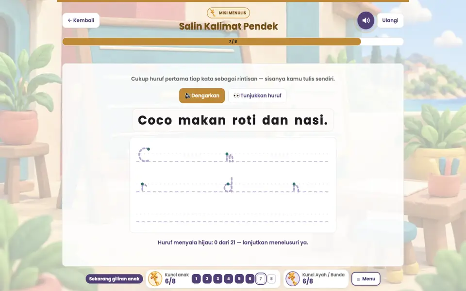Screenshot anak level 7