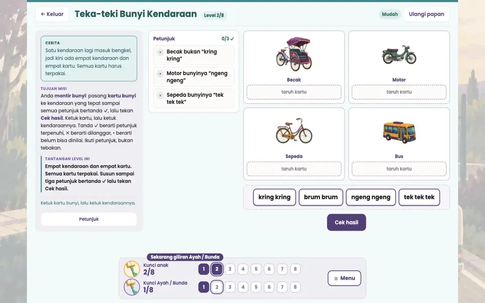 Screenshot ortu level 2