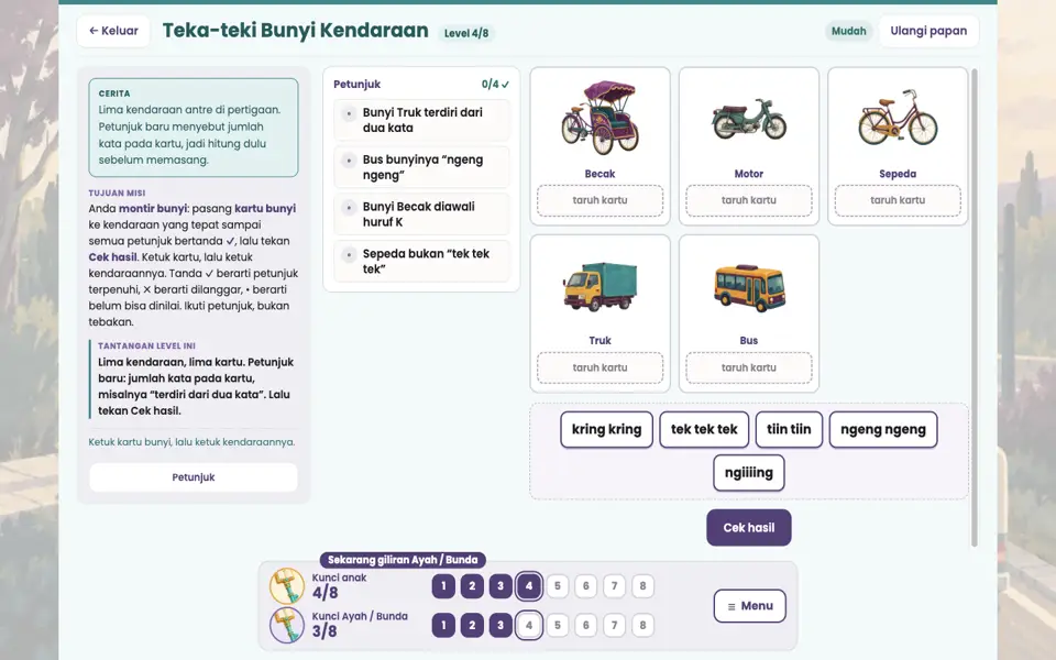 Screenshot ortu level 4