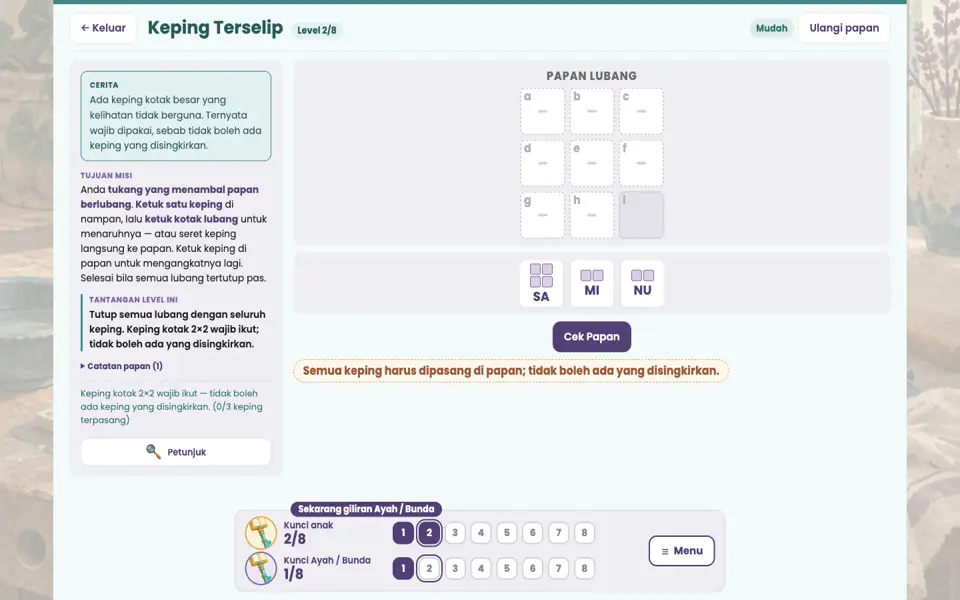 Screenshot ortu level 2